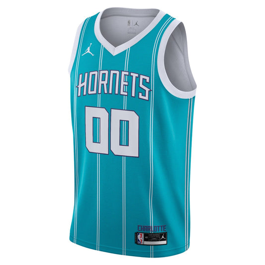 Nike Youth Charlotte Hornets Blank Basketball Jersey / Teal / RRP £75
