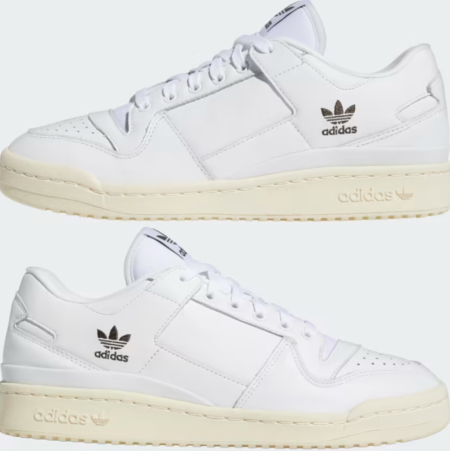 Adidas Men's Forum Low ADV Trainers / White Olive / RRP £85