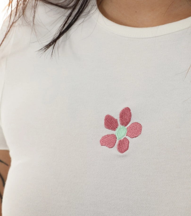Vans Brighton Flower T-Shirt / Marshmellow / Womens / RRP £28