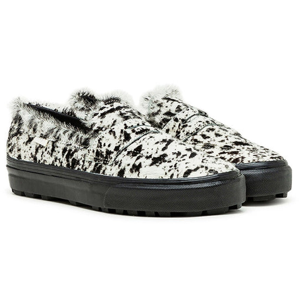 Vans Womens Style 53 LX Slip-On Trainers / Black White / RRP £130