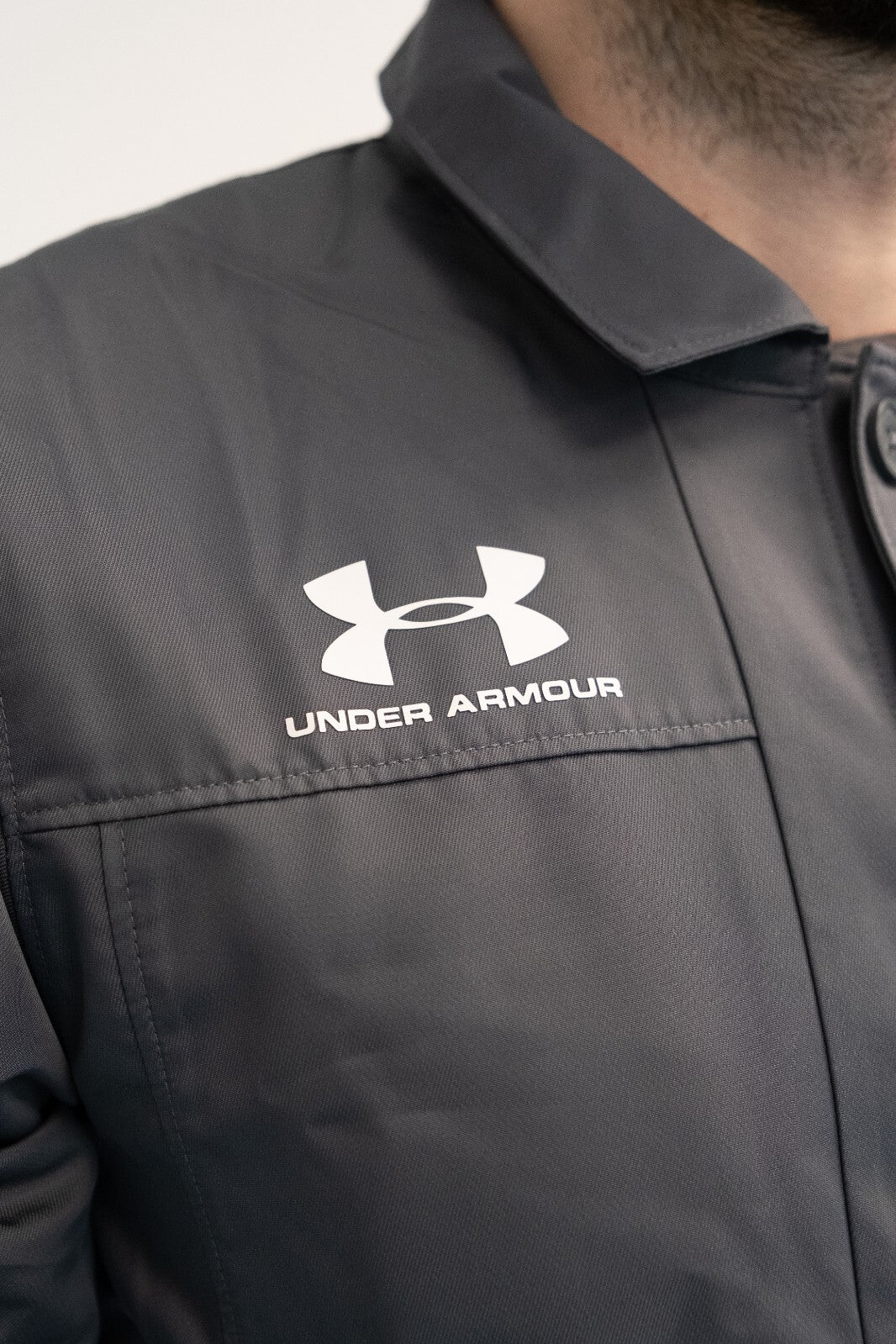 Under Armour 2019-20 Lokomotiv Moscow Touchline Jacket / Grey / Mens / RRP£59.99