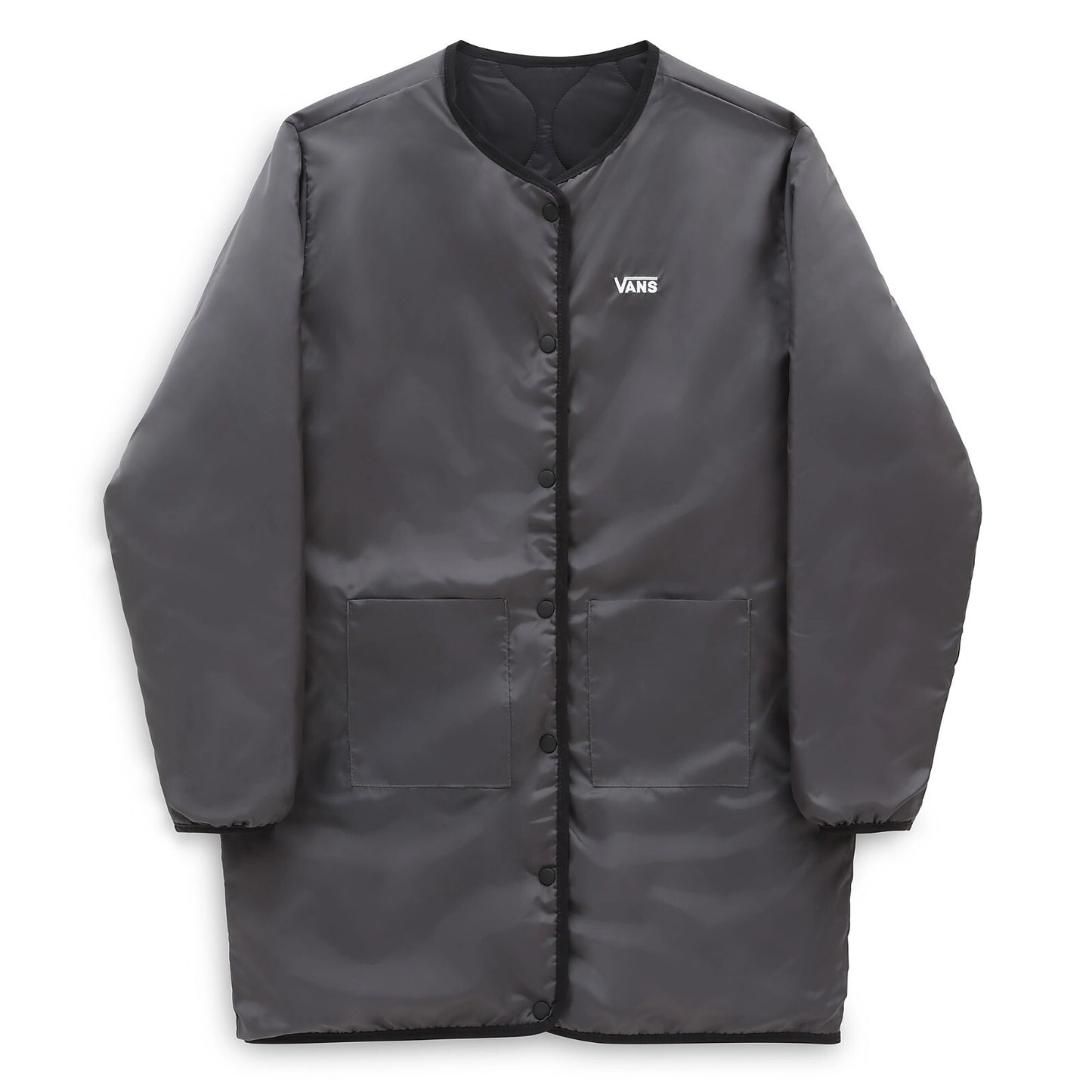 Vans Womens Long Reversible Quilted Jacket / Black / RRP £95