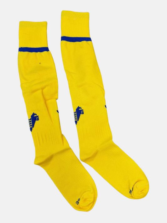 Macron Mens Yellow Football Socks / Hellas Verona Away / RRP £15