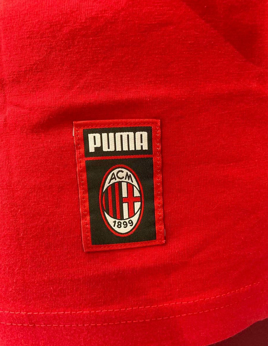 Puma Mens 2020-21 AC Milan Puma Graphic Tee / BNWT / Red / £23