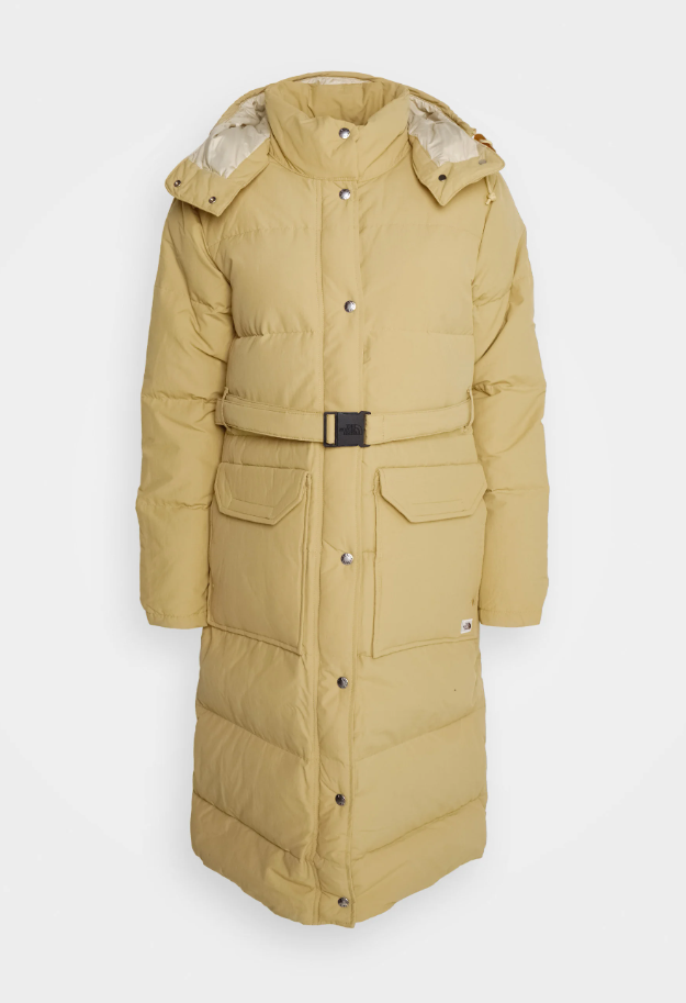 The North Face Womens Sierra Long Down Puffer Parka / Antelope Tan / RRP £400