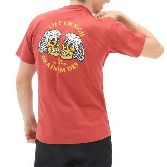 Vans Mens Drain Em Dry T-Shirt / Chili Oil / £28