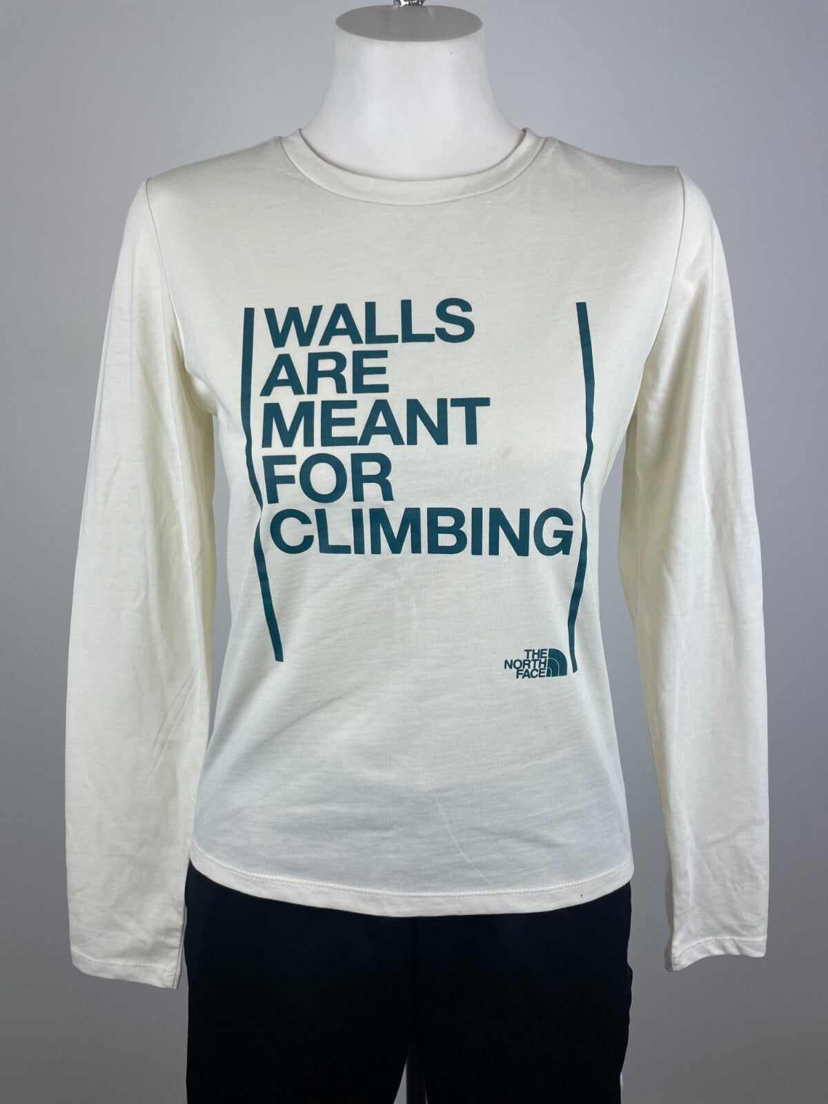 The North Face Womens Seasonal Ls T-Shirt / Vintage White / Rrp £35