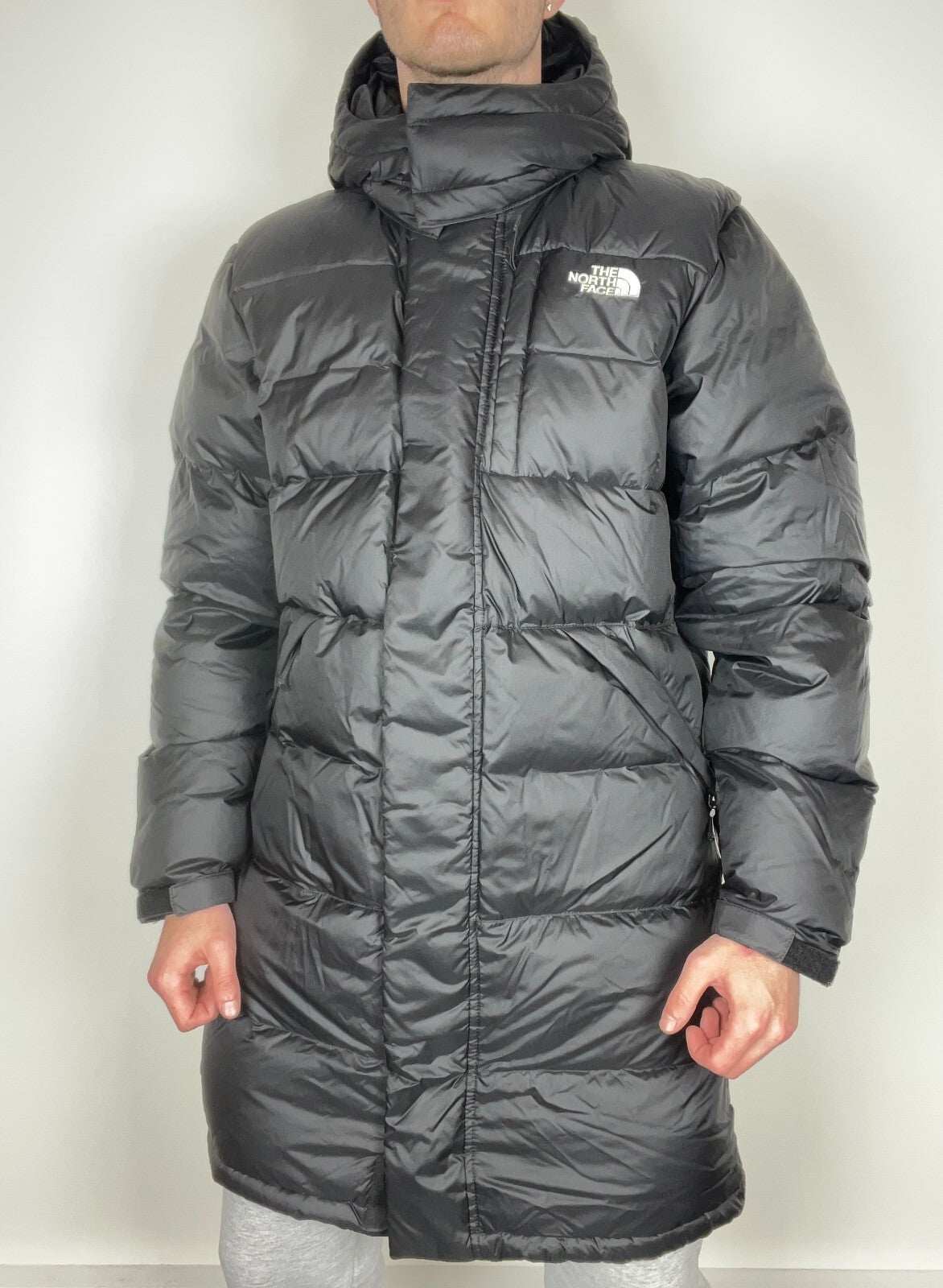 The North Face Mens Long Down Puffer Jacket / Black / RRP £340