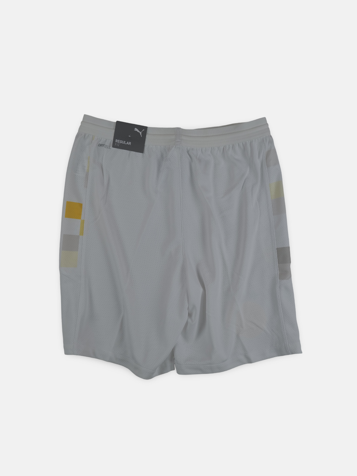 Puma Mens 2020-21 Dortmund Player Issue Away Football Shorts / White /RRP £39.99