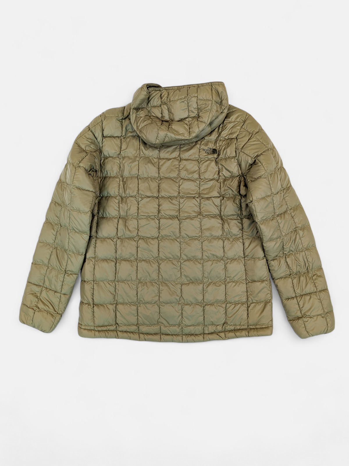 The North Face Mens Thermoball Eco Hooded Jacket / Military Olive / RRP £235