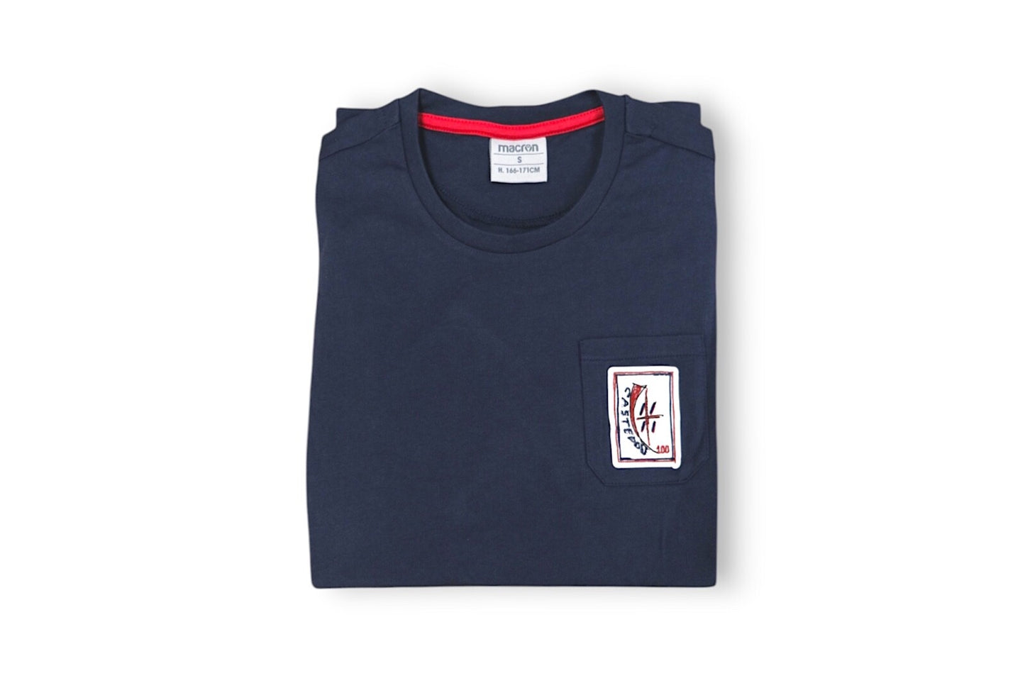 Macron 2019-20 Cagliari 100th Anniversary Fan Tee / Mens / Navy / RRP £34.99