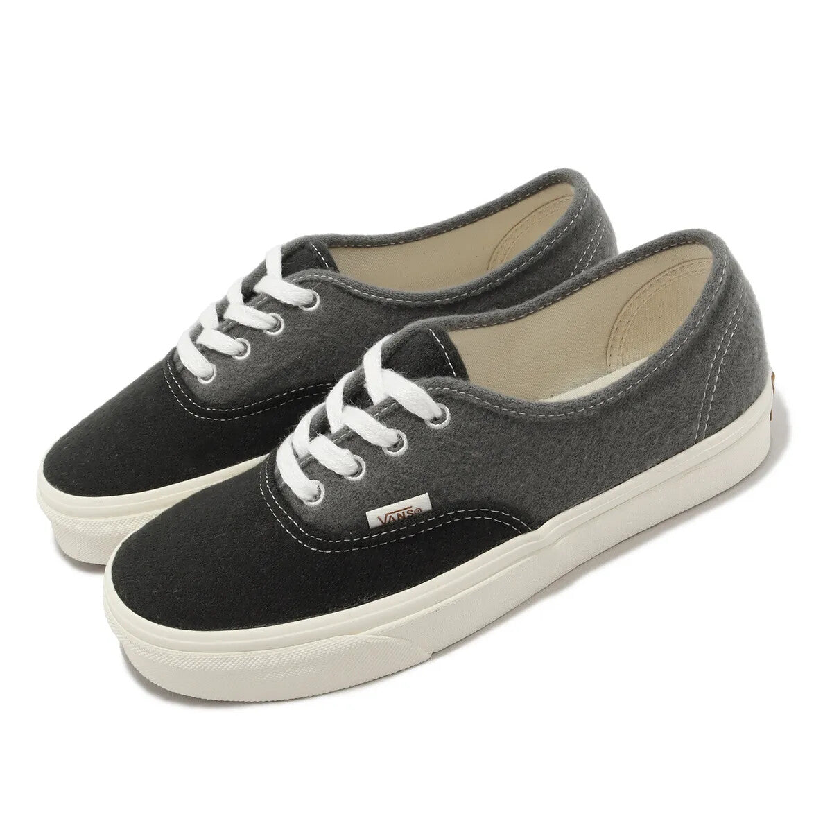 Vans Unisex Authentic Trainers / Eco Theory Wool / Charcoal Grey / RRP £70