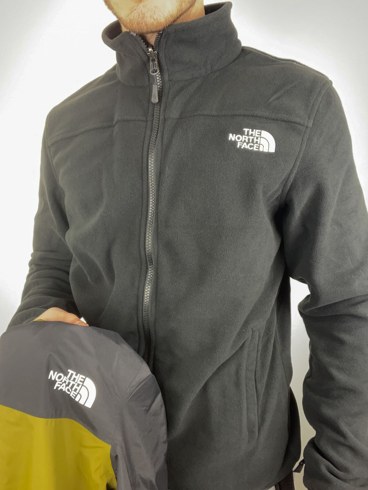The North Face Mens New Original Triclimate Jacket– Fir Green/TNF Black