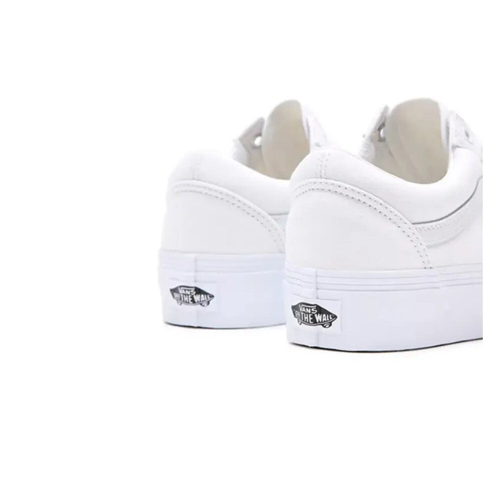 Vans Womens Old Skool Platform Trainers / White / RRP £80