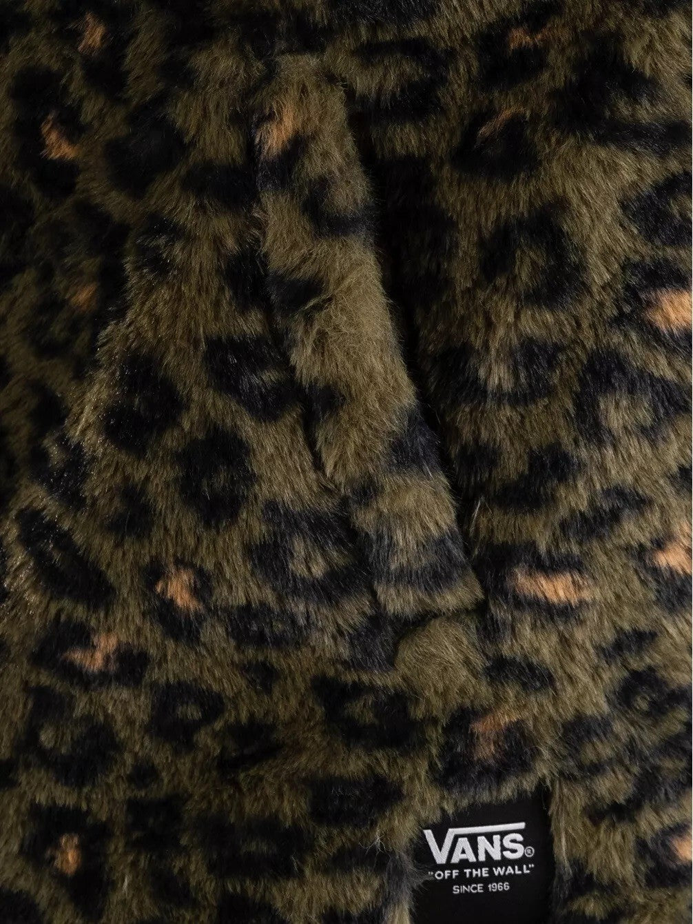 Vans Womens Forevermore Faux Fur Jacket / Leopard / RRP £110