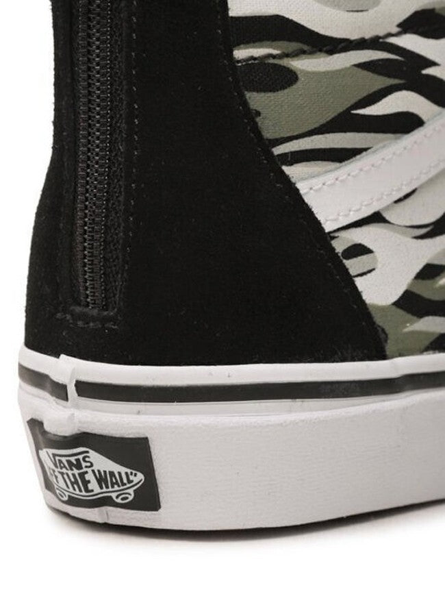 Vans Junior Sk8 Hi Zip Trainers / Black Green / RRP £53