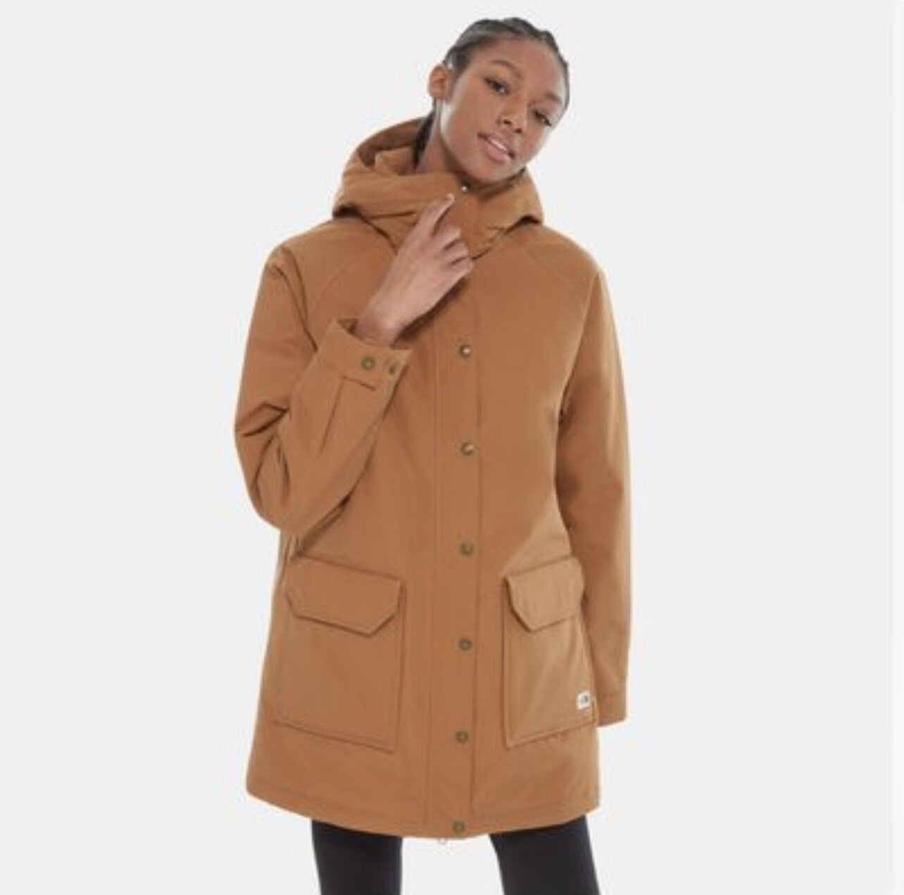 THE NORTH FACE WOMENS / INSULATED ARTIC MOUNTAIN JACKET / BROWN / L / RRP£150