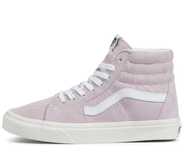 Vans Womens Sk8-Hi Pig Suede Trainers / Pink / RRP £85