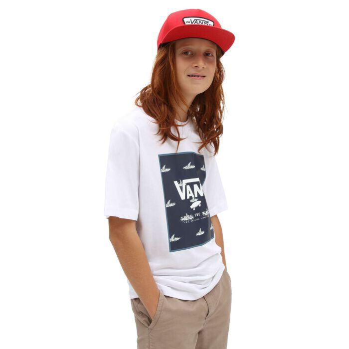 Vans Kids Boys Print Box T-Shirt / White / RRP £25