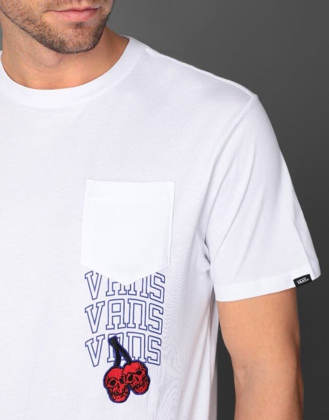 Vans New Varsity Pocket T-shirt / White / Mens / RRP £28