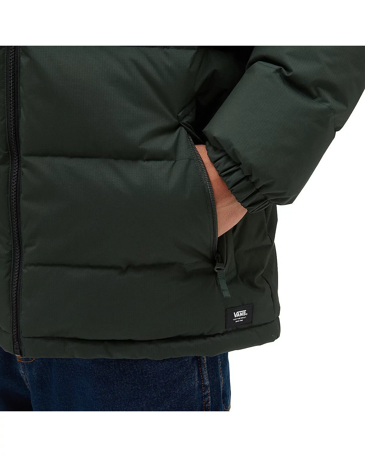 Vans Mens Puffer Jacket / Blue Jay Mte-1 / Dark Green / RRP £160