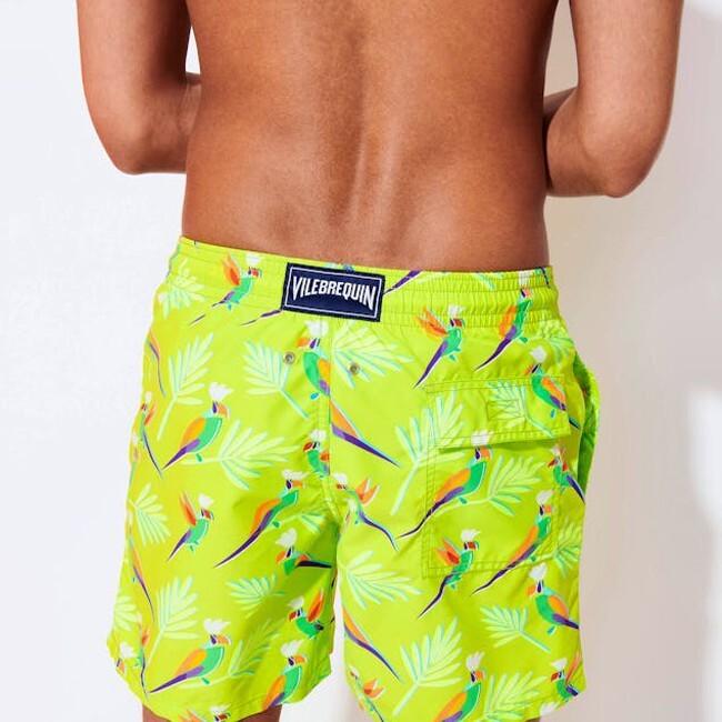Vilebrequin Swim Shorts / Men’s / Moorea / Green Lime / RRP £180