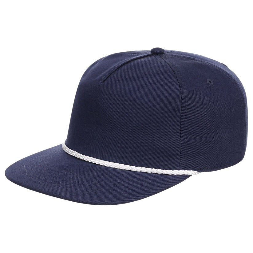 Crowns By Lids Unisex Plain Fairway Golfer Hat / Navy / £23