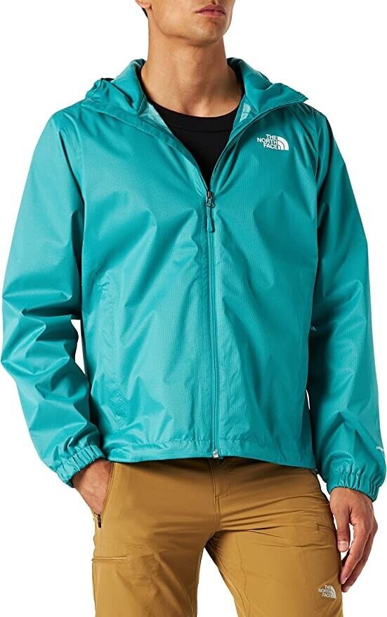 The North Face Men's Quest Hooded Rain Jacket / Porcelain Green / RRP £110