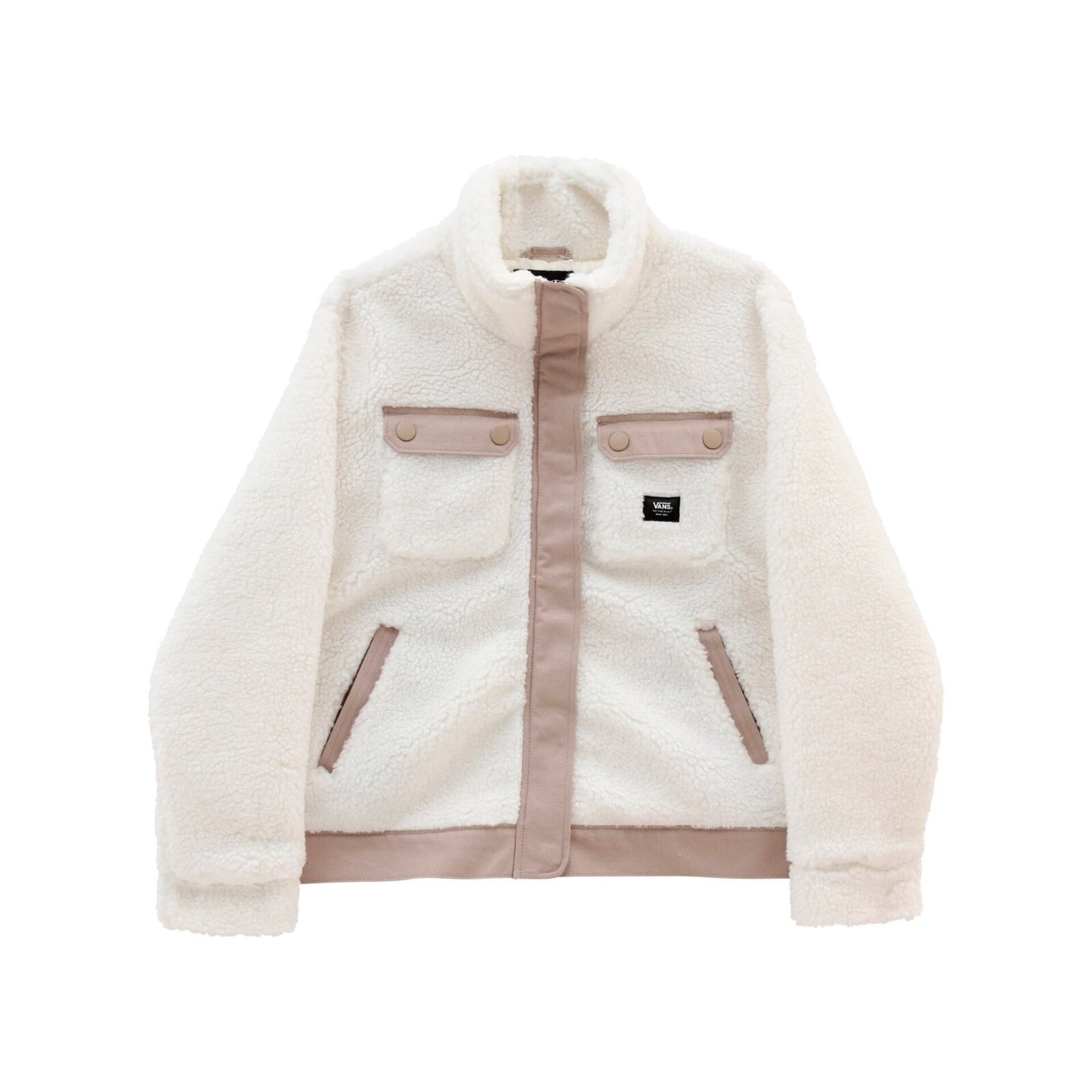 Vans Womens Cozy Sherpa Jacket / Cream / RRP £100