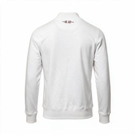 Macron Mens Cagliari 100th Anniversary Track Jacket / White / RRP £70