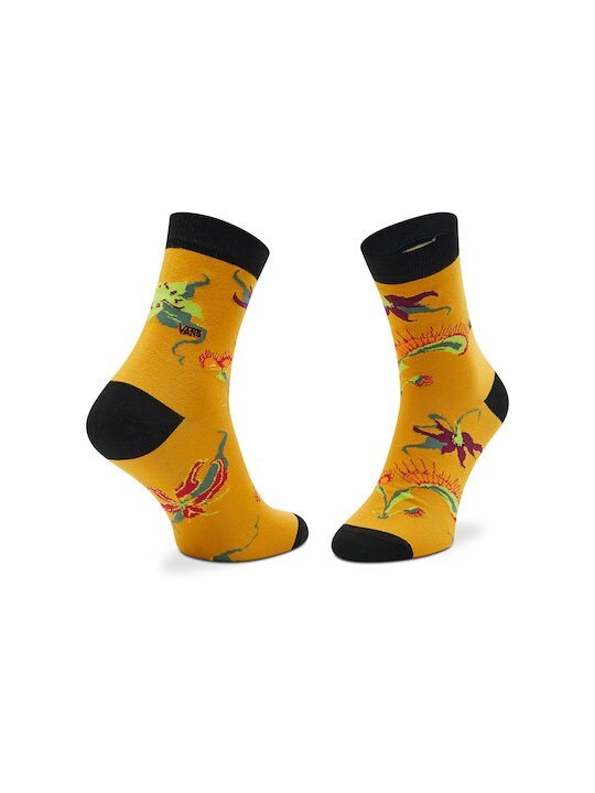 Vans Mens Classic Print Crew Sock / Yellow Flower / RRP £18