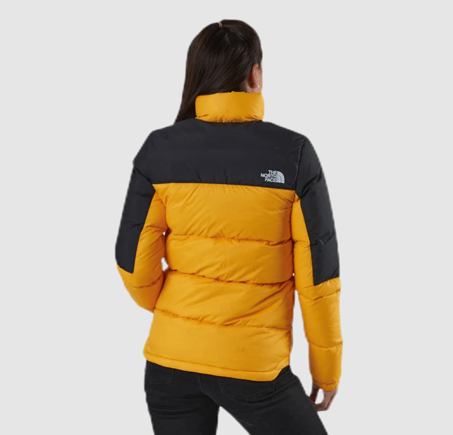 The North Face Women's Diablo Down Puffer Jacket / Yellow Black / RRP £300