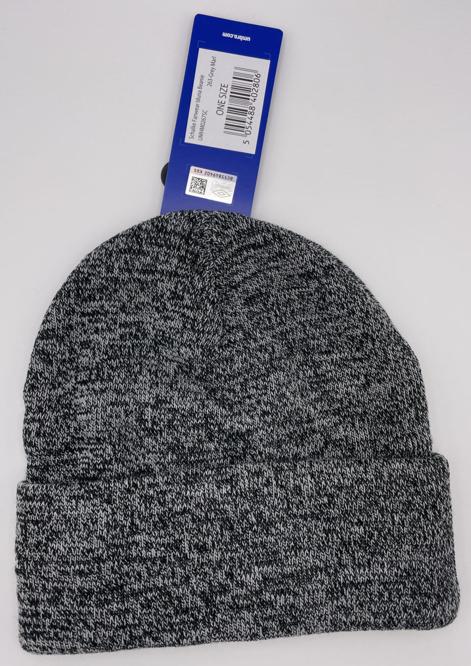 Umbro 2021-22 Schalke Beanie / BNWT / Grey / RRP £16