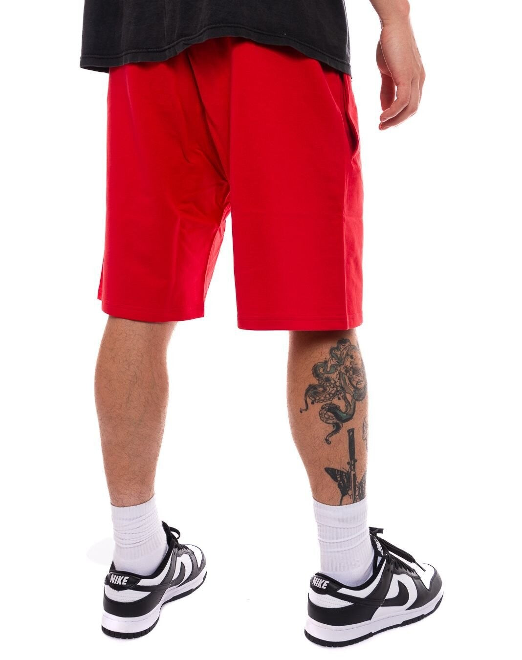 New Era Mens Chicago Bulls Washed Shorts / Red / RRP £45