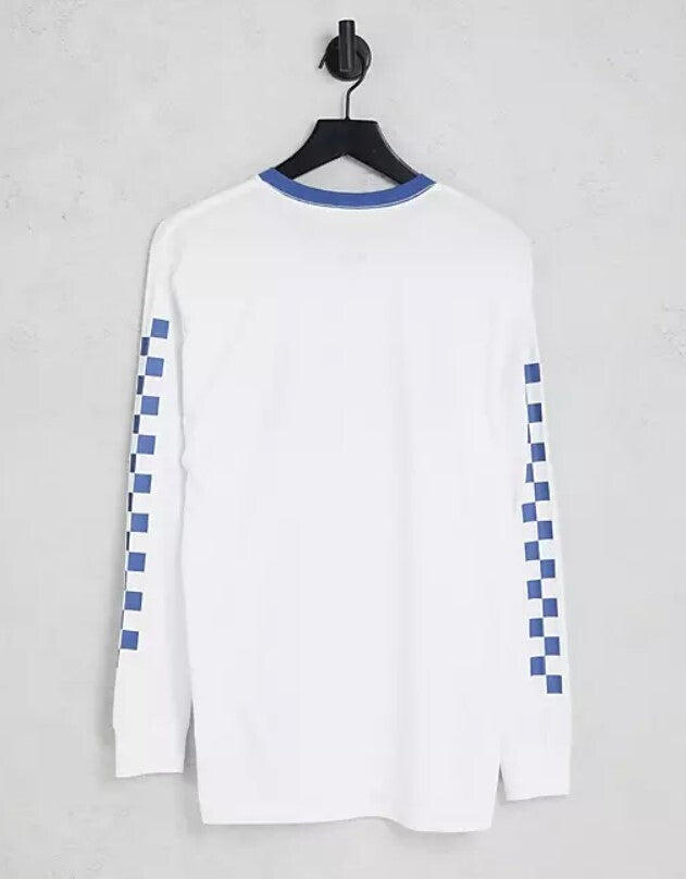 Vans X Penn Sport Long Sleeve T-Shirt / White Blue / Men / RRP £42