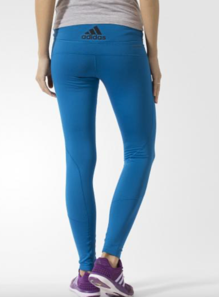 Adidas Womens Climaheat Tights Leggings / BNWT / Blue / RRP £55