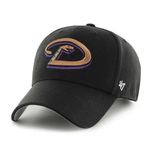 47 Brand Adult Arizona Diamondbacks 2001 World Series MVP Cap / Black / RRP £30