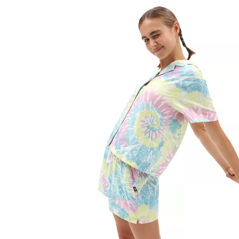 Vans Womens Spiraling SS Woven Resort Shirt / Orchid / RRP £42