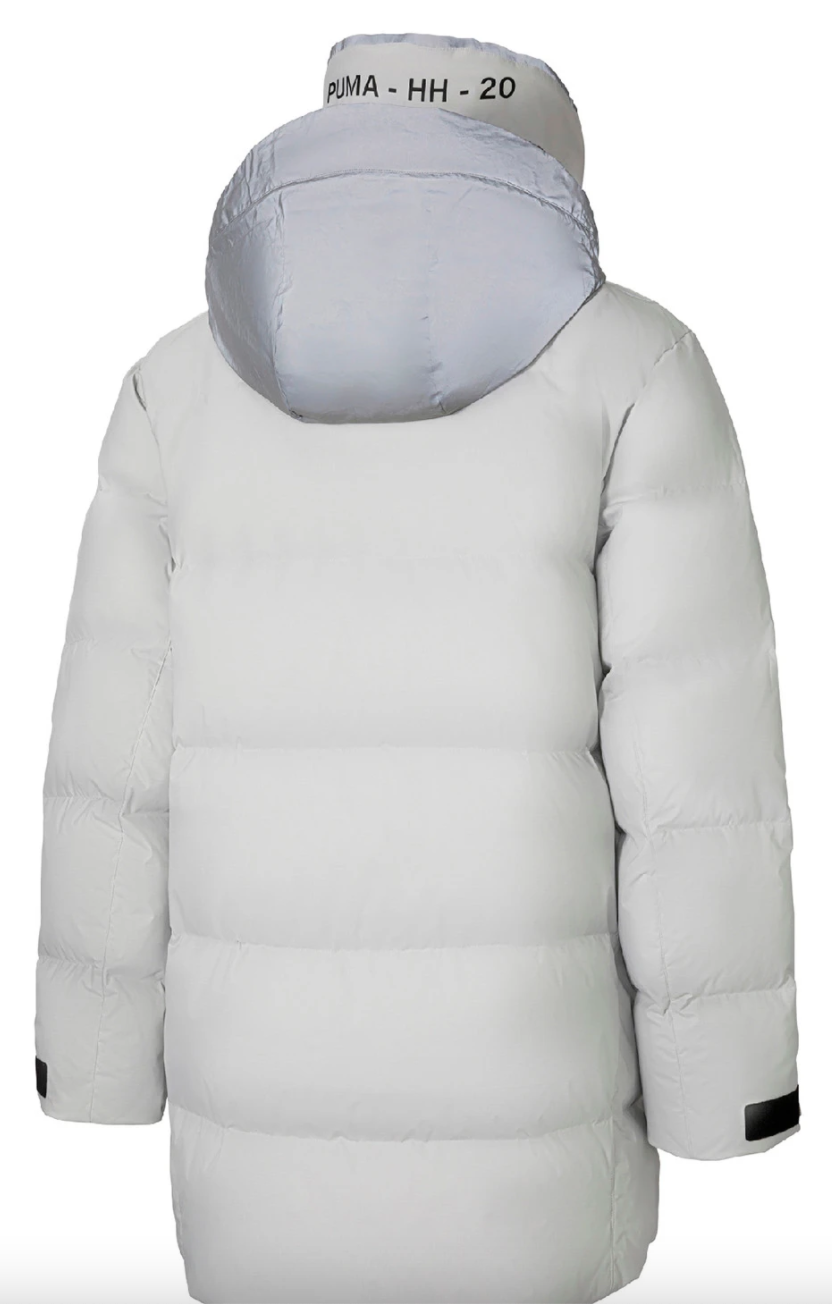 Puma x Helly Hansen Men's Tech Winter Jacket / Small / Glacier Grey / RRP £530