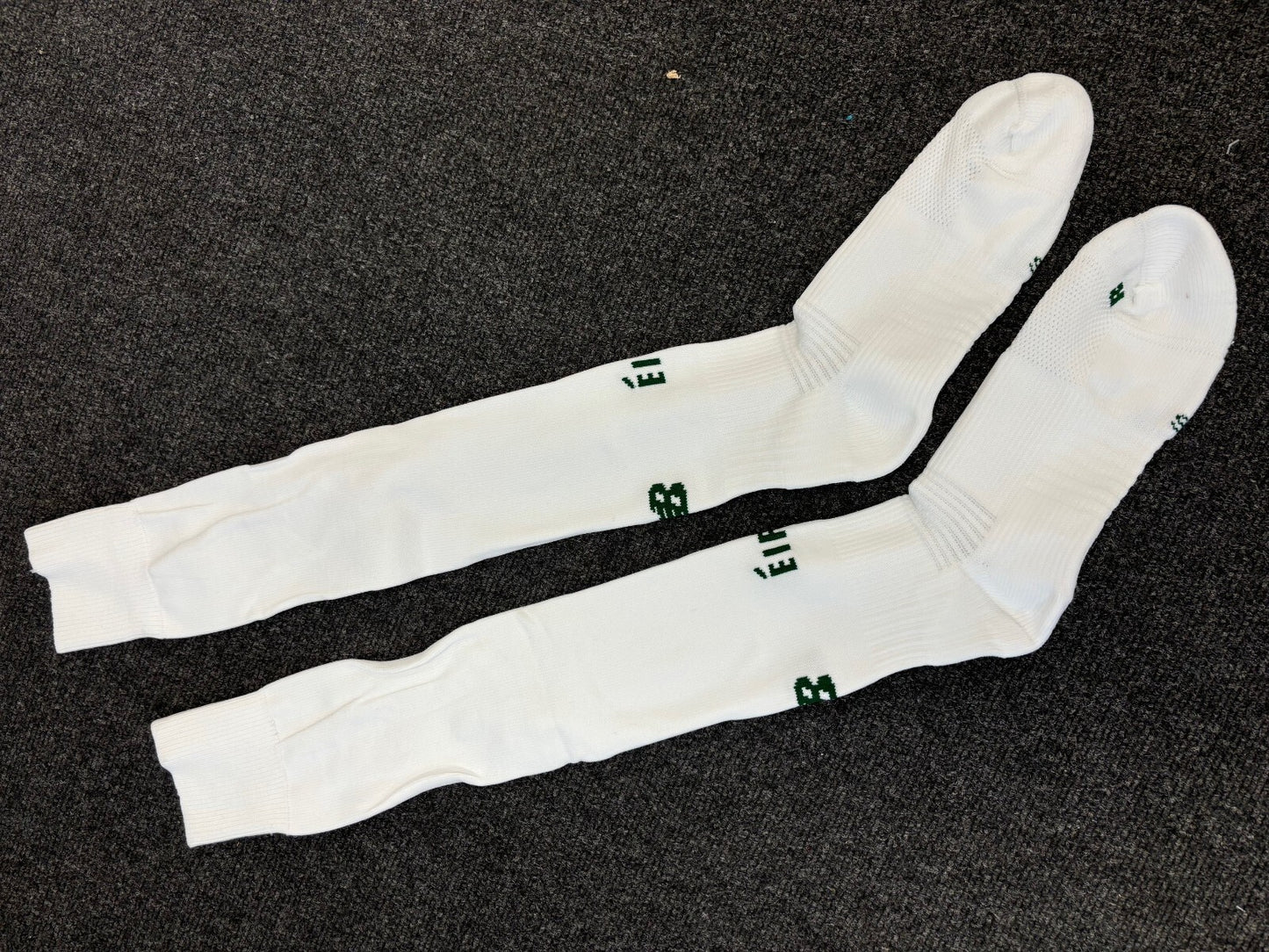 New Balance Ireland Away Football Socks / 2019-20 / White / RRP £15