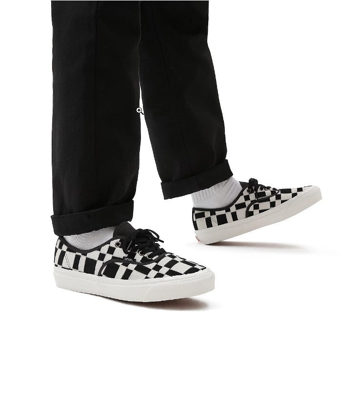 Vans Woven Check Authentic 44 DX Trainers / Black / RRP £80