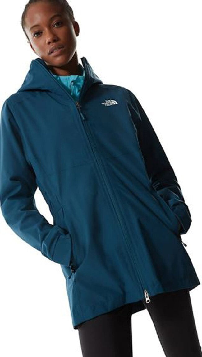 The North Face Womens Monterey Blue Hikestellar Parka Shell Rain Coat / RRP £155