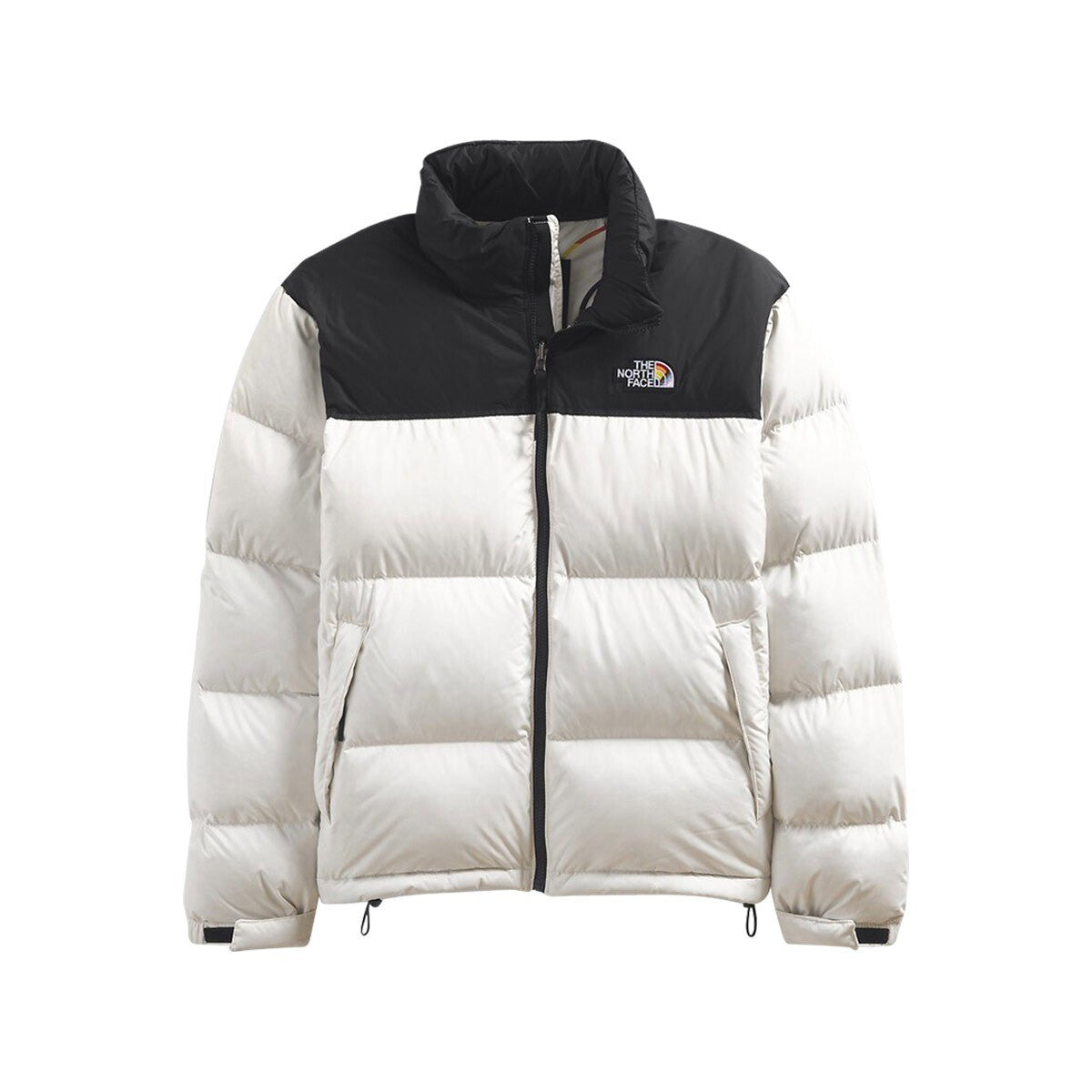 The North Face Mens Nuptse Pride Jacket / Gardenia White / RRP £270