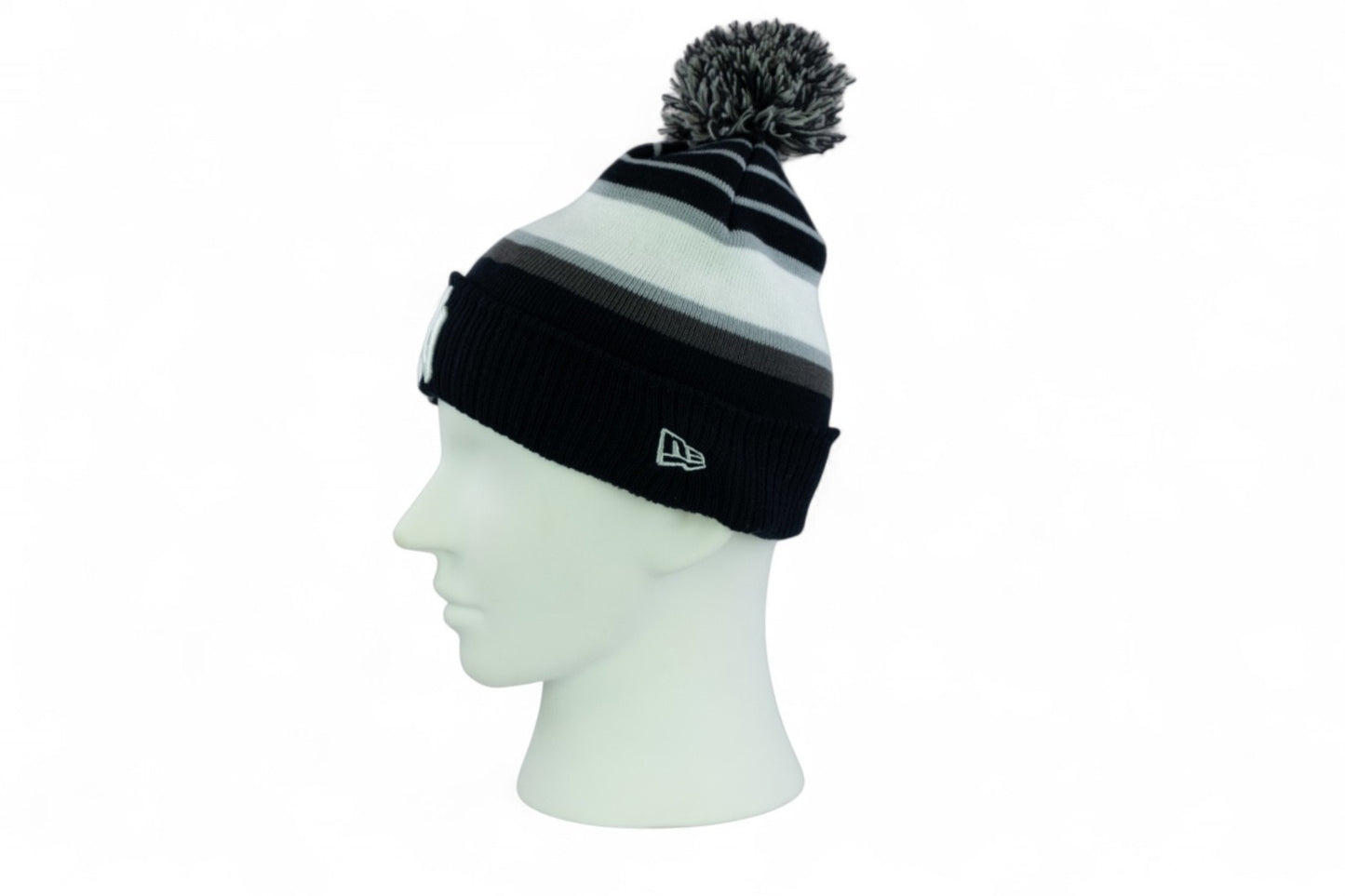 New Era New York Yankees Team Stripe Knit Hat / Navy / RRP £28