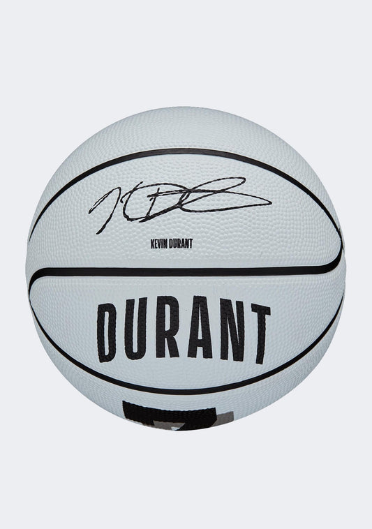 Wilson Mini Basketball / Brooklyn Kevin Durant / White / RRP £22