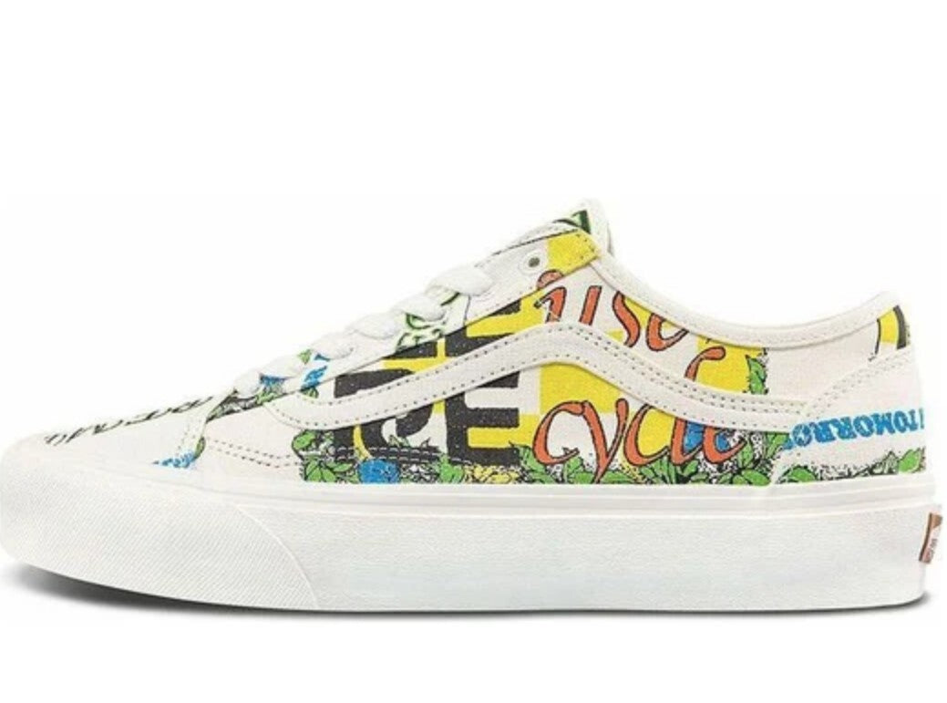 Vans Mens Old Skool Eco Theory Tapered 'White Yellow Black' / RRP £75
