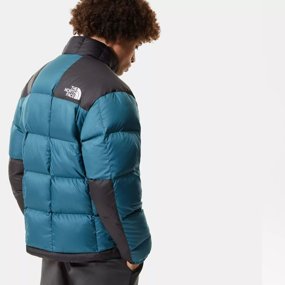 The North Face Men's Lhotse Puffer Jacket / Mallard Blue Black/ RRP £260