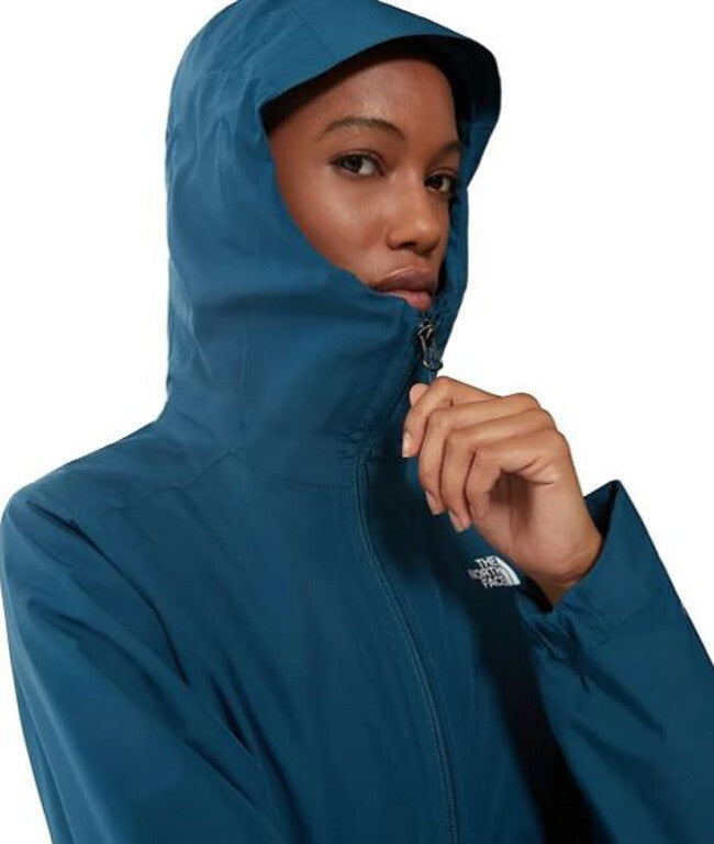 The North Face Womens Monterey Blue Hikestellar Parka Shell Rain Coat / RRP £155