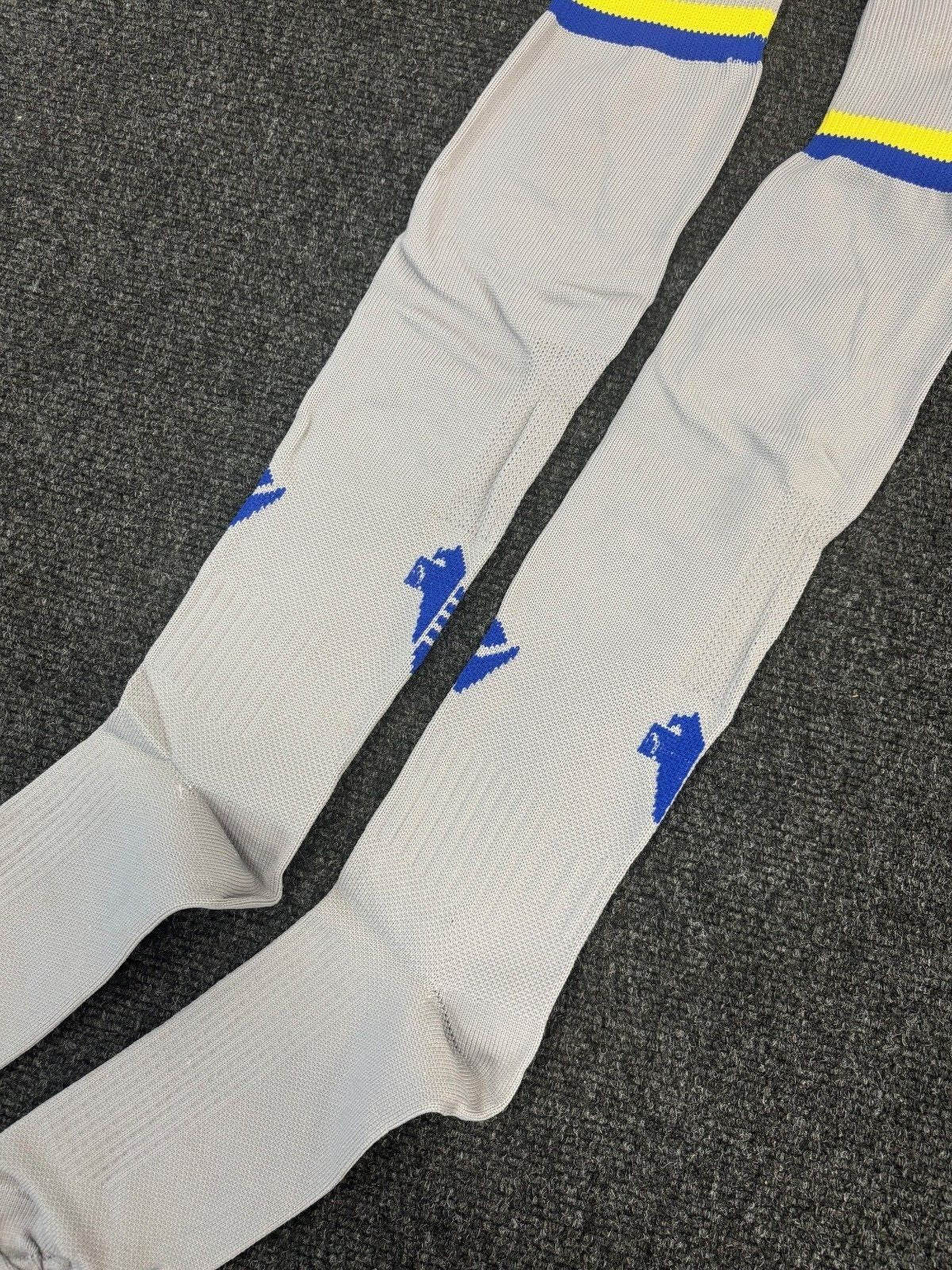 Macron Men's Hellas Verona Third Football Socks / 20-21 / Grey / RRP £15