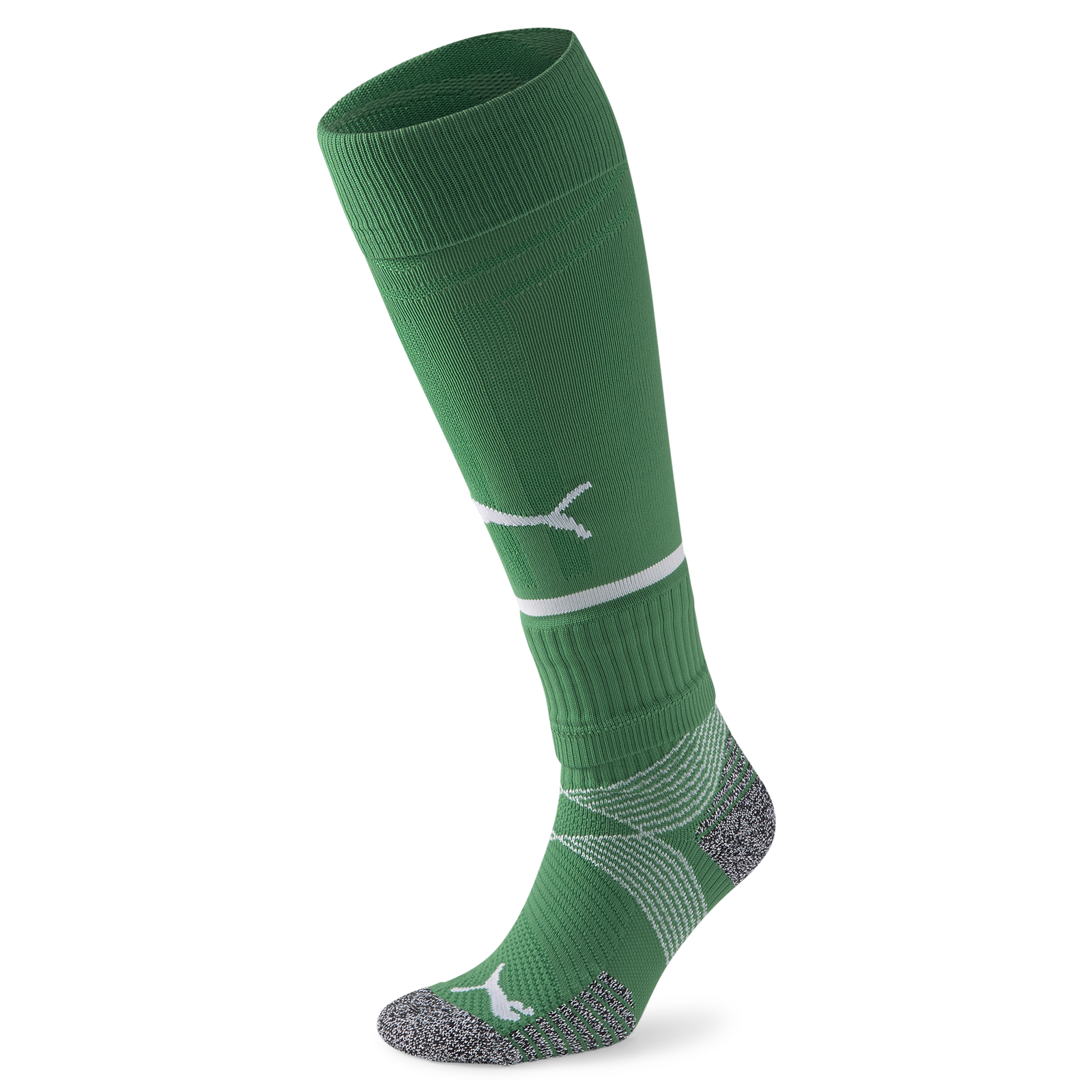 Puma Kids Manchester City 2-IN-1 Football Socks / Green / RRP £16